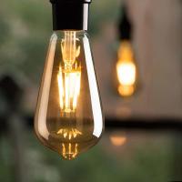 4 Watt ST64 Armut Tip Rustik LED Ampul