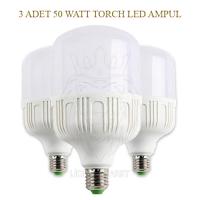 3 Adet E27 Duylu 50 Watt Torch LED Ampul